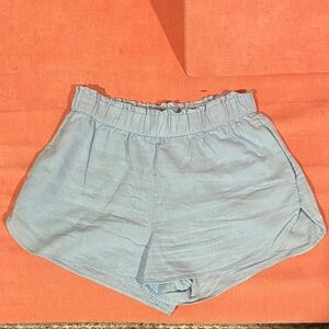 Universal Thread Light Blue Linen Shorts
